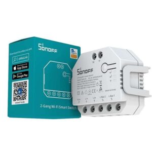 Interruttore WiFi MINI 2 Canali 230V con Misuratore Consumi